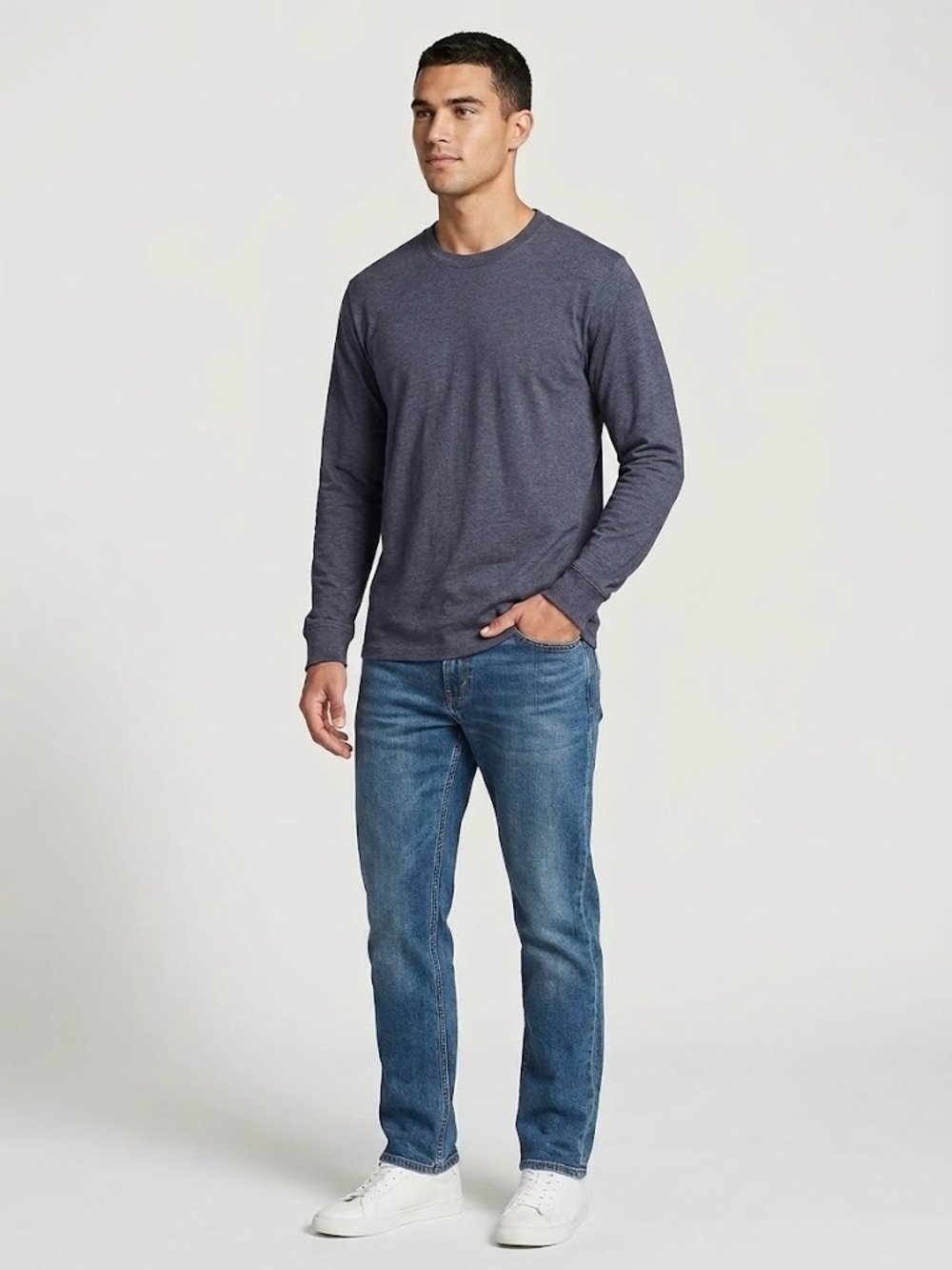 Eddie Bauer Men’s Long Sleeve Crewneck Tee